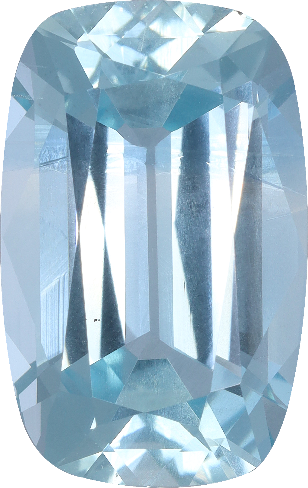 Cushion cut aquamarine