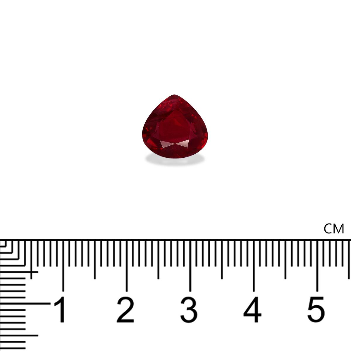 【Ruby】10点 Heated Mozambique Ruby 3.61ct - 10mm | STARLANKA