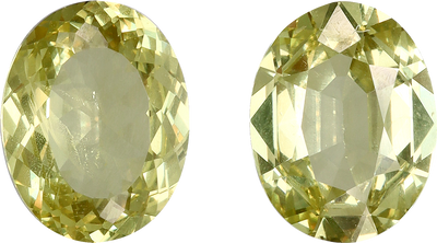 Oval cut grossular garnet