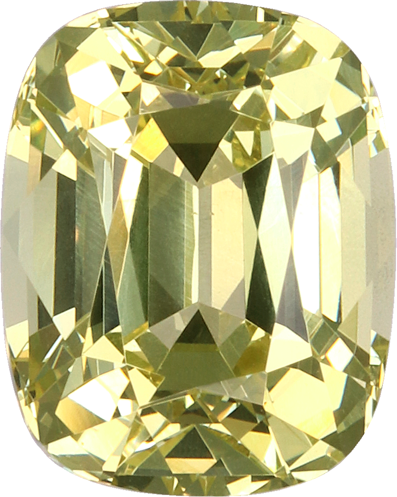 Cushion cut grossular garnet