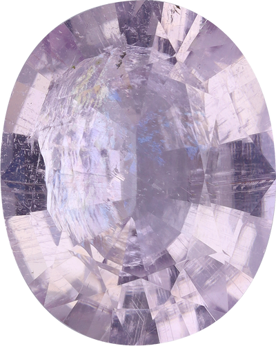 Oval cut cuprian tourmaline, 12.92 by 10.33 mm, shown at actual size