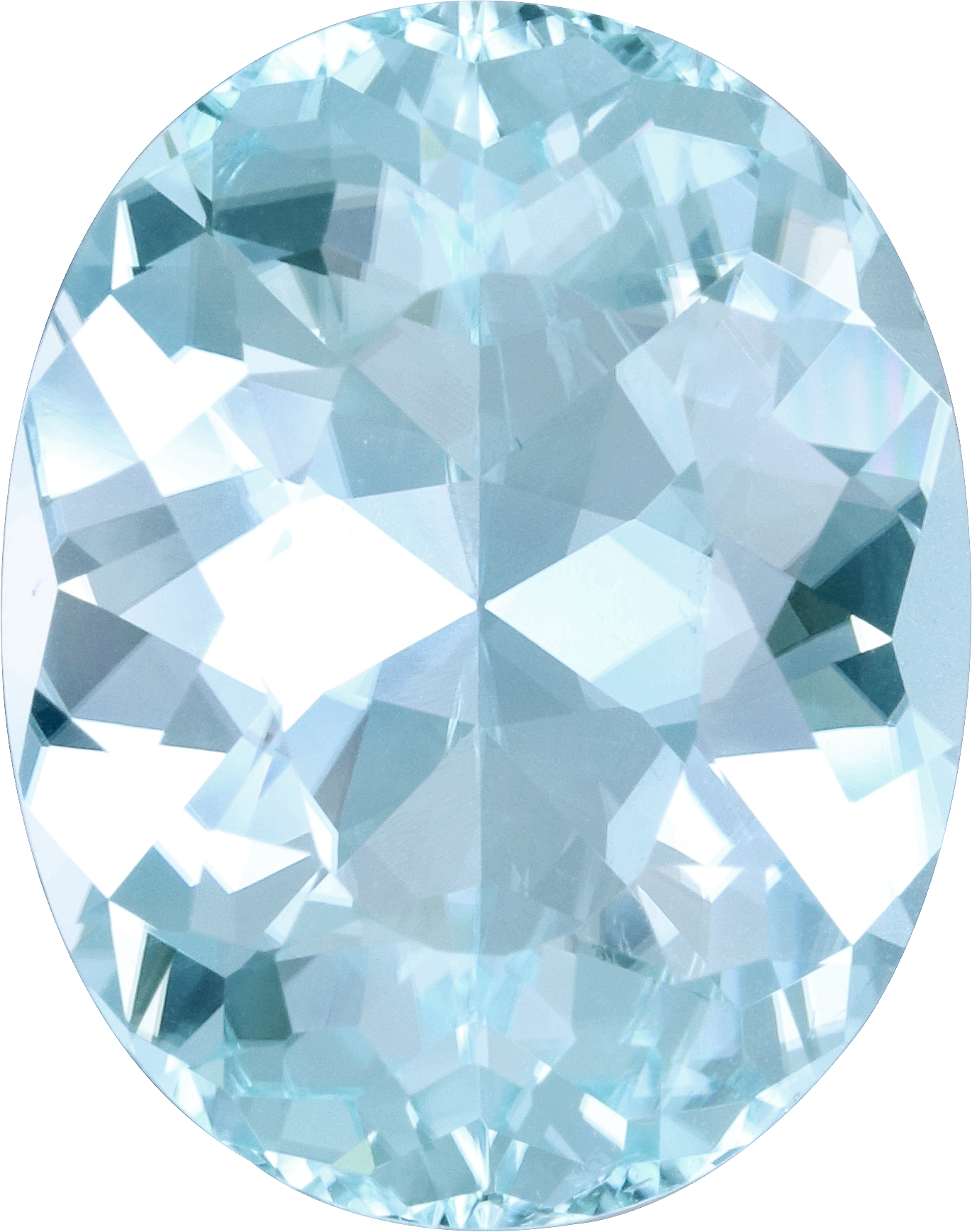Oval cut paraiba tourmaline, 14.75 by 11.63 mm, shown at actual size