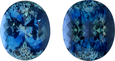 Oval cut aquamarine, 16.21 by 13.6 mm, shown at actual size