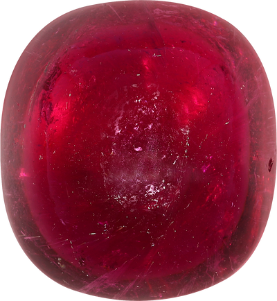 Oval cut rubellite tourmaline