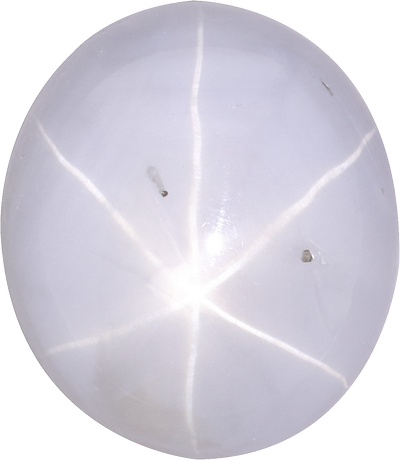 Oval cut star sapphire
