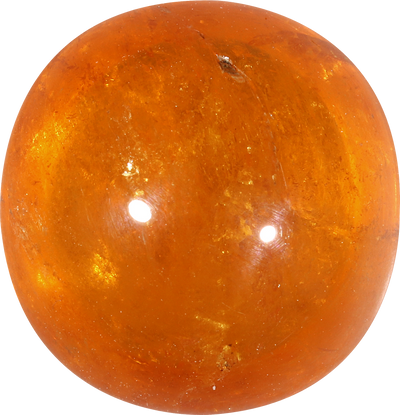 Oval cut spessartite garnet