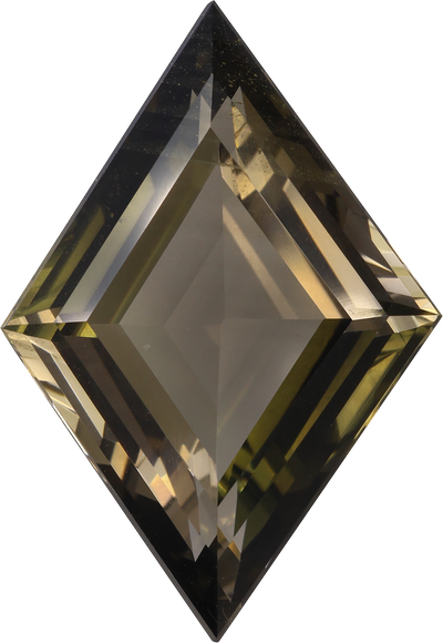 Fancy cut green tourmaline