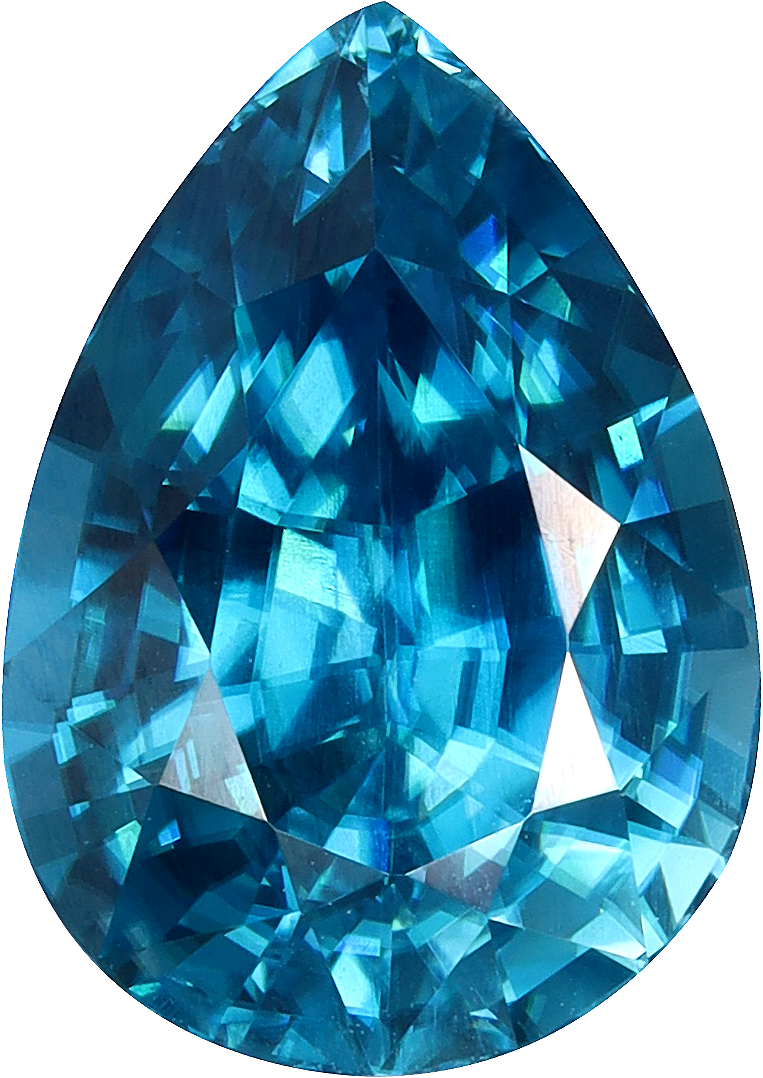 Blue Zircon 7.74ct | STARLANKA